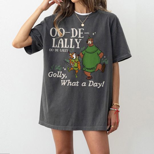 Discover Disney Robin Hood Oo-De-Lally Shirt, Golly What A Day Tee, Retro Disney Trip Shirt, Robin Hood Gift, Family Vacation Tee