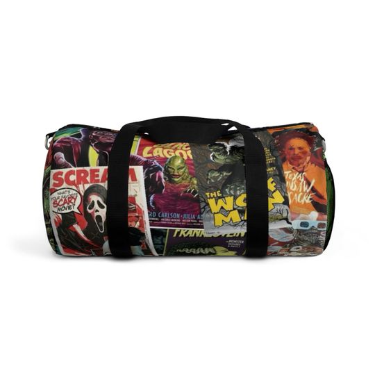 Discover Vintage Horror Movie Duffel Bag: Travel Gym Bag