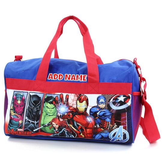 Discover Personalized Kids Character Travel Duffel Bag - Avengers