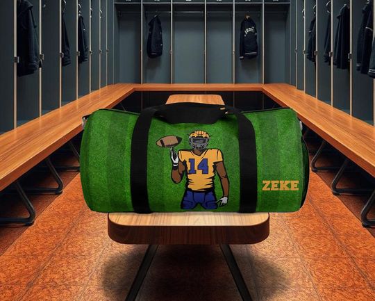 Discover Custom Football Team Duffel Bag, Sport Bag, Boys Football Bag, Football Gift, Name Football Bag, Bag Tag Football, Men's Duffle Bag, Soccer