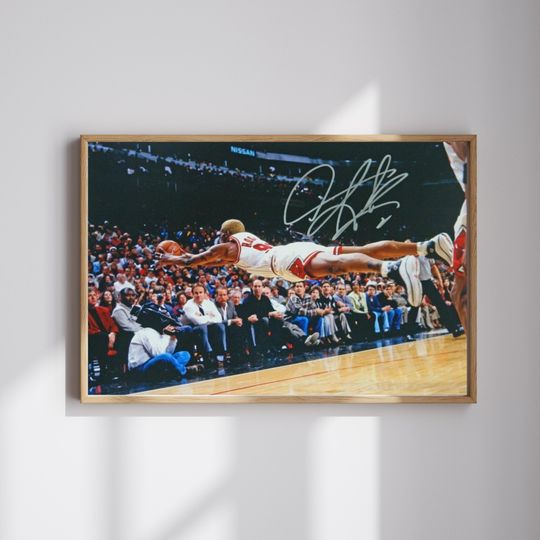 Discover Dennis Rodman Poster  Chicago Bulls Wall Art  Hustle & Determination  NBA Legends Print  Motivational Basketball Decor