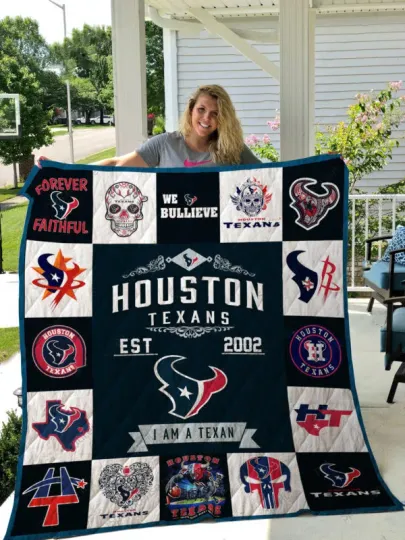 Houston Texanss Premium Quilt BG100