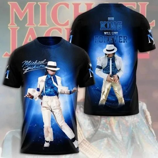 Discover MICHAEL JACKSON 3D Unisex T-Shirt