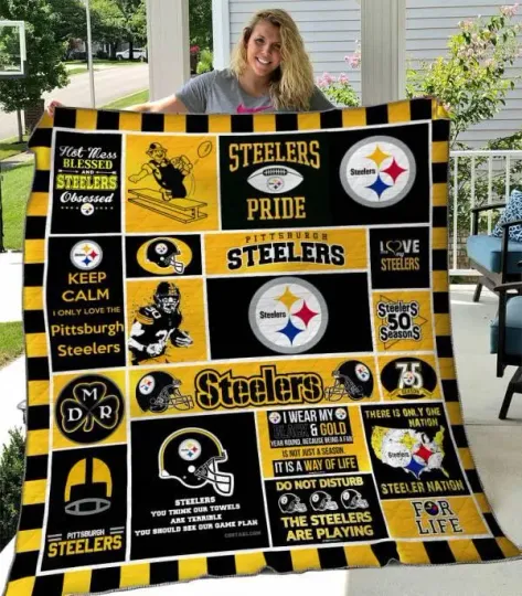 Discover Pittsburgh Steelerss Premium Quilt BG57