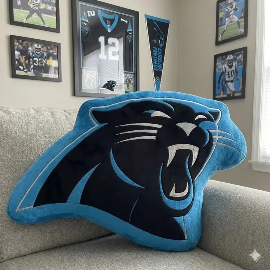 Carolina Panthesrss Custom Plush Pillow 05
