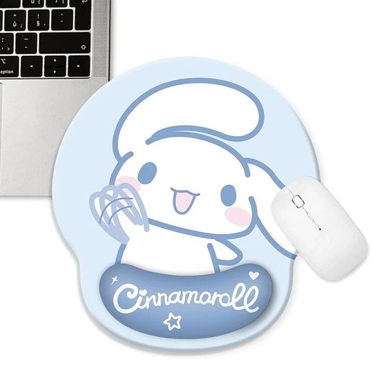Discover Cartoon Melody Cinnamoroll 3D Mouse Pad with Wrist Rest