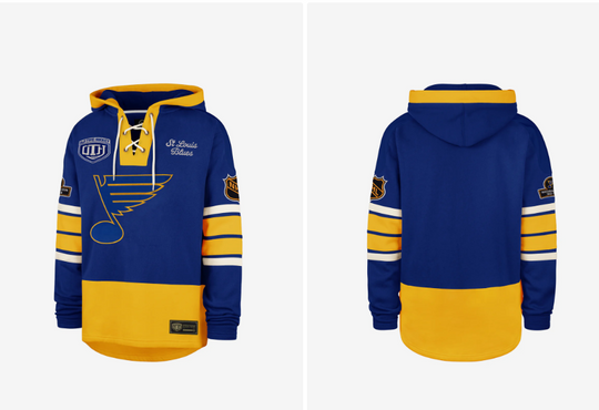 Discover OLD TIME HOCKEY ST LOUIS VINTAGE PUCK DROP DUAL  HERITAGE LACER