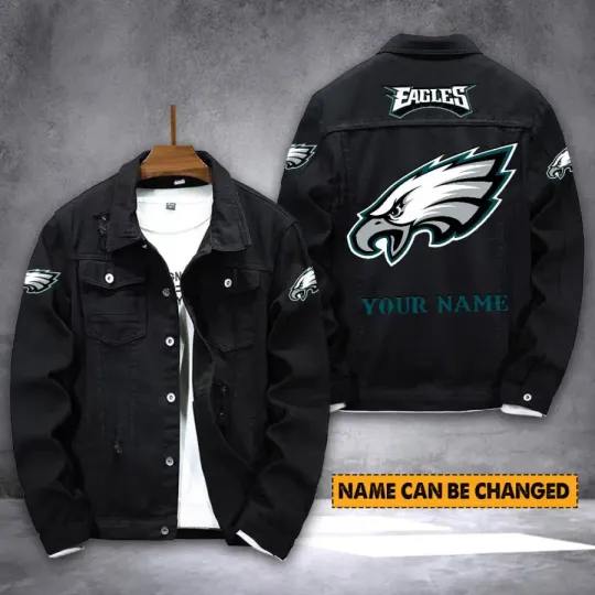 Philadelphia Eagless Personalized New Denim Jacket S9DJ005