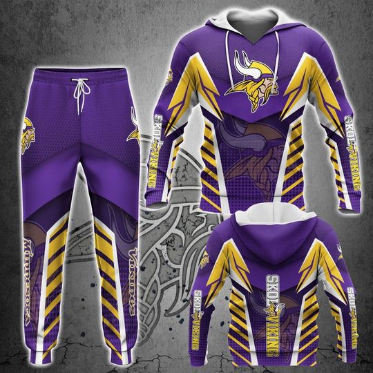 Minnesota Vikings football-Hoodie And Joggers New Collection For Sports