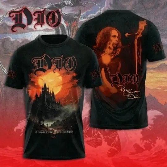 Discover Dio Shame On The Night 3D T-Shirt
