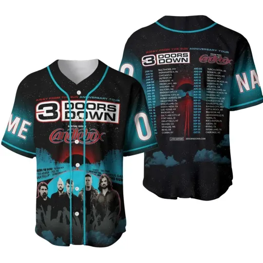 Discover Vintage 3 Doors Down Baseball Jersey