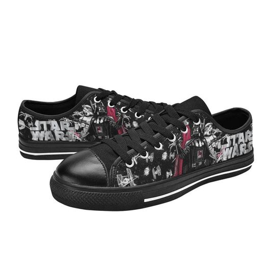 Discover Low Top Sneakers Canvas  Custom Star Wars Sneakers Casual