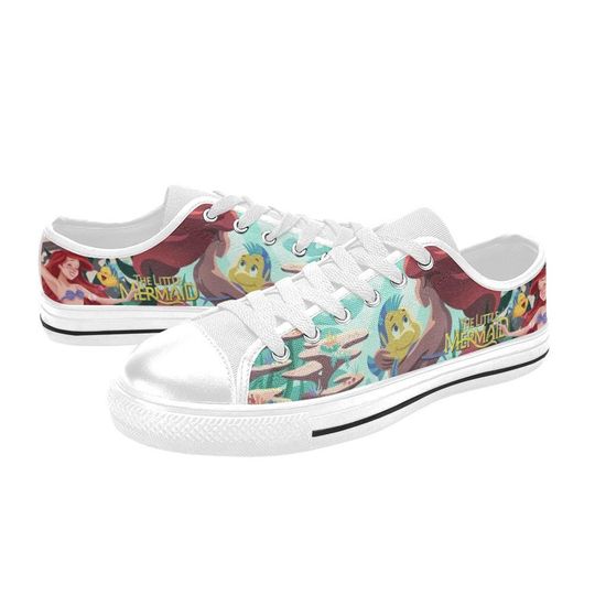 The Little Mermaid Low Top Shoes Sneakers