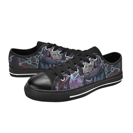 Discover Low Top Sneakers Canvas  Custom Darth Vader Sneakers Casual