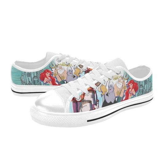 The Little Mermaid Low Top Shoes Sneakers