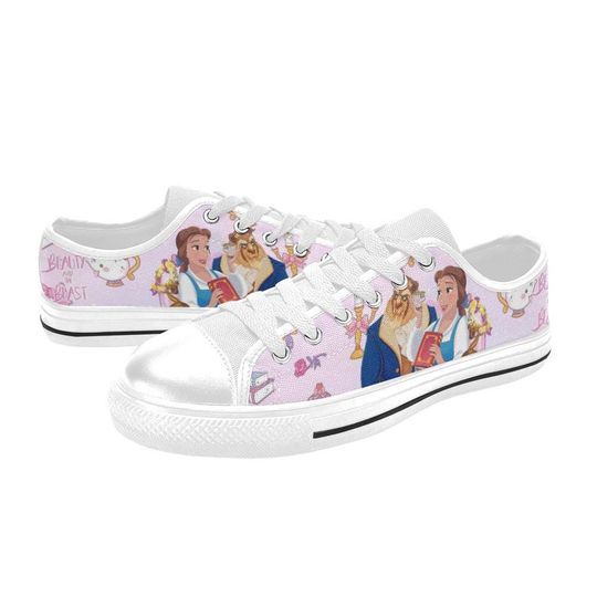 Discover Beauty and the Beast Low Top Shoes Sneakers
