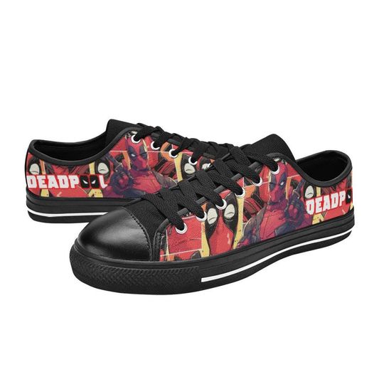 Deadpool Low Top Shoes Sneakers