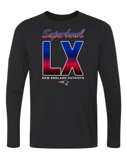 New England Patriots Long Sleeve Shirt for Super Bowl