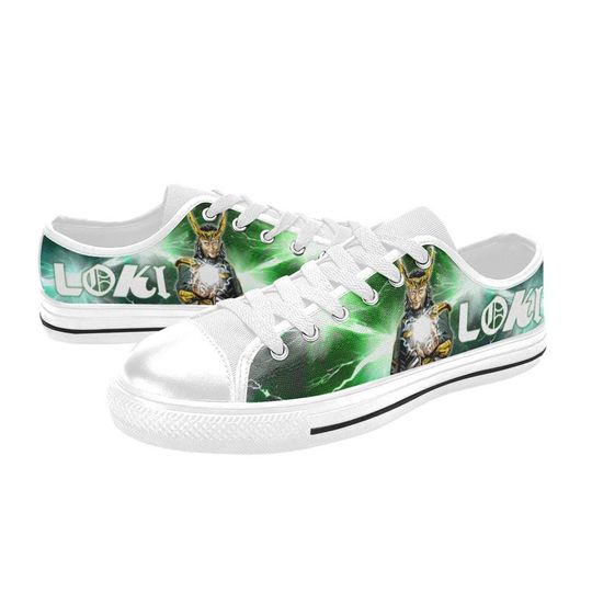 Discover Low Top Sneakers Canvas  Custom Loki Sneakers Casual