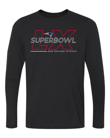 Discover New England Patriots AFC Champios, Super Bowl, Long Sleeve Tee ,Free Shipping