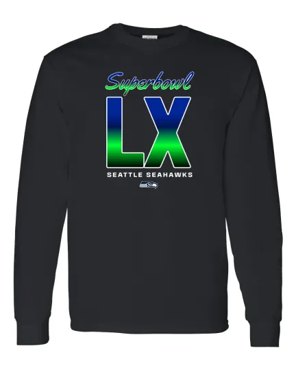 Discover Seattle Seahawks NFC Champions, Super Bowl, Long Sleeve Tee ,Free Shipping