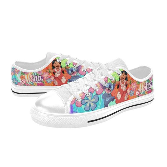 Discover Lilo And Stitch Low Top Shoes Sneakers