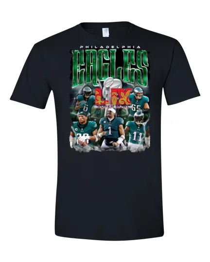 Philadelphia Eagles Super Bowl LIX T-Shirt