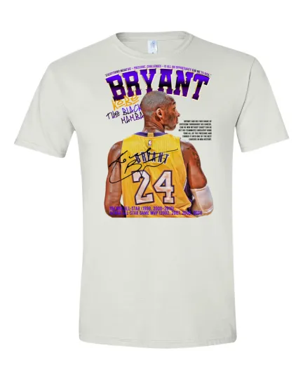 Kobe Bryant Vintage Graphic T-Shirt Short Sleeve Men Women
