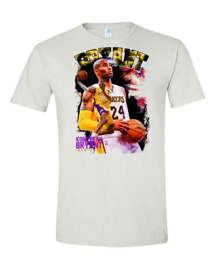 Discover Kobe Bryant Vintage Graphic T-Shirt Short Sleeve Men Women