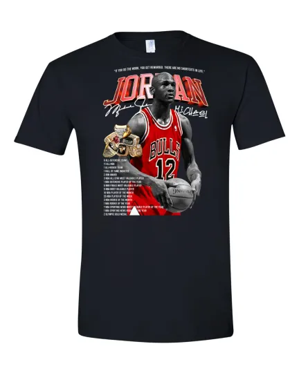 Michael Jordan Champion Graphic T-Shirt Unisex