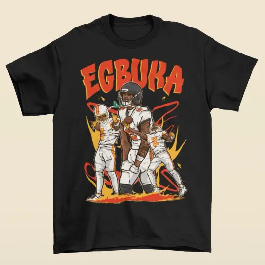 Discover Emeke Egbuka Cartoon Tampa Bay Football T-Shirt
