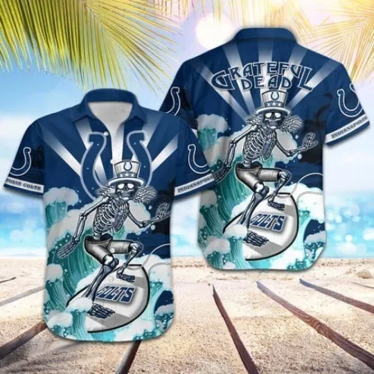 Discover Indianapolis Football Colts Hawaiian Shirt Unisex Adult Gift