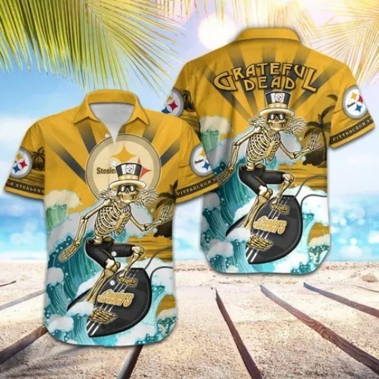 Discover Pittsburgh Steeler Hawaiian Shirt Unisex Adult Apparel