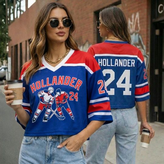 Discover Heated Rivalry Hockey Jersey, Hollander Rozanov Crop Top, Movie Fan Shirt