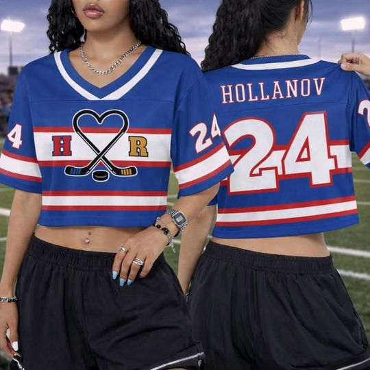 Discover Shane Hollander Crop Top Jersey 2026, Heated Rivalry Football Jersey Shirt, Hollander Ilya Rozanov Shirt, Hollanov 21 48 Matching Shirt