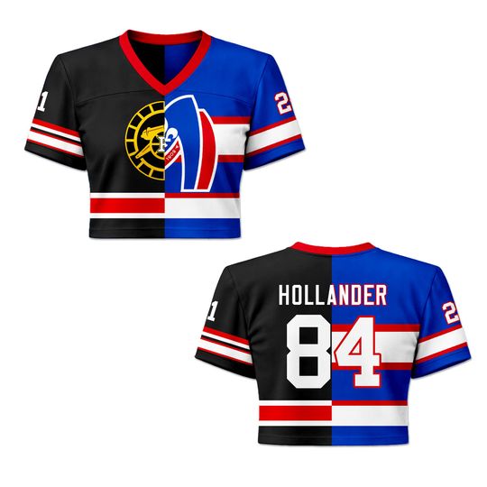 Discover Rozanov Hollander Crop Top Jersey Shirt, Heated Rivalry Football Jersey, Shane Hollander Ilya Rozanov Shirt, Hollanov 21 48 Fan Gift