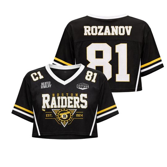 Boston Raiders Croptop Jersey, Connor Storrie Shirt, Heated Rivalry Jersey, Ilya Rozanov Shane Hollander