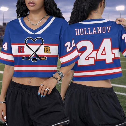 Discover Shane Hollander Crop Top Jersey 2026, Heated Rivalry Football Jersey Shirt, Hollander Ilya Rozanov Shirt, Hollanov 21 48 Matching Shirt
