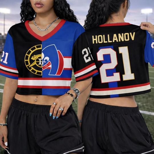 Discover Heated Rivalry Crop Top Football Jersey, ROZANOV & HOLLANDER Football Jersey, Ilya Rozanov Shane Hollander, Hollander Rozanov shirt