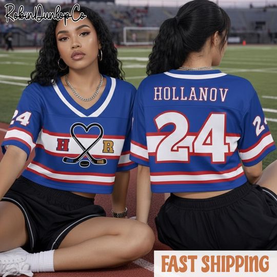 Discover Shane Hollander Crop Top Jersey 2026, Heated Rivalry Football Jersey Shirt, Hollander Ilya Rozanov Shirt, Hollanov 21 48 Matching Shirt