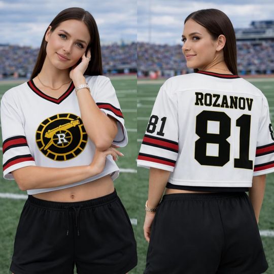 Discover Shane Hollander Jersey Shirt, Ilya Rozanov Shirt, Heated Rivalry 81 Rozanov Crop Top Football Jersey, Hudson Williams Connor Storrie Tee