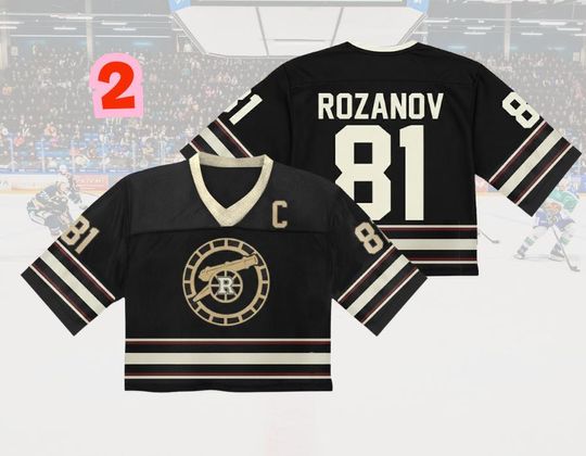 Discover ROZANOV & HOLLANDER Hockey Croptop Jersey, Movie Inspired Shirt, Heated Rivalry Hookey Jersey, Ilya Rozanov Shane Hollander