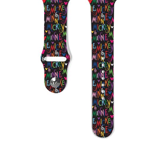 Discover Theme Park Mickey Mouse Apple Watch Band