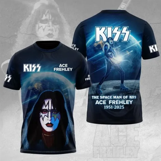 Discover Ace Frehley The Space Man T-shirt 3D All Size S to 5XL 2F1385