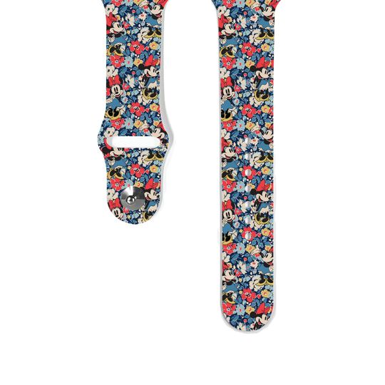 Discover Minnie Mouse Floral Apple Watch Band