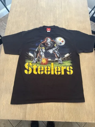 Discover Vintage football Pittsburgh Steeler T Shirt Size XL