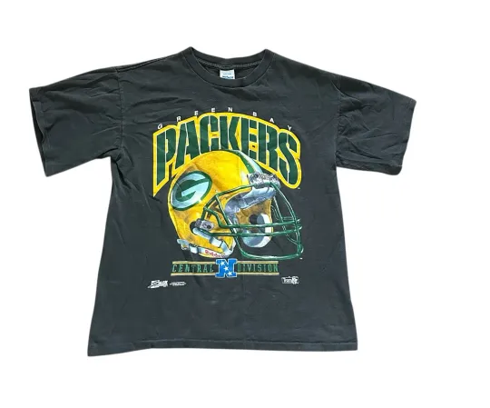 Discover Vintage 1992 Salem Sportswear Green Bay Packers Single Stitch Large T-Shirt football