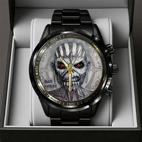 Discover IIron Maidenn Black Stainless Steel Watch