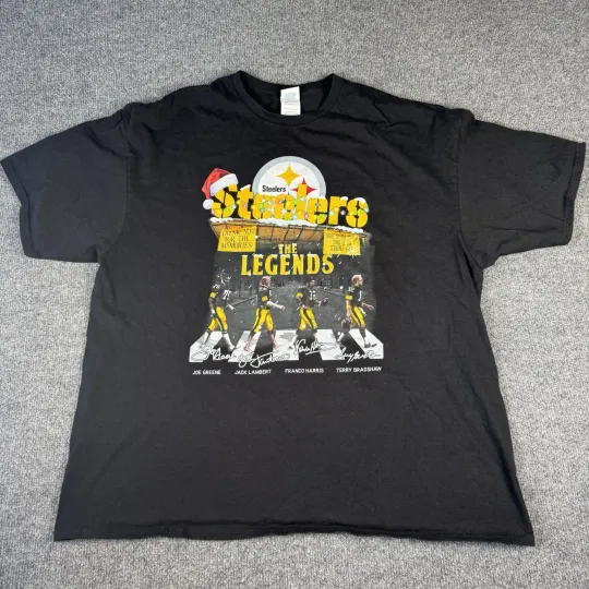 Discover Vintage Pittsburgh Steeler T shirt 1997 Mens 2XL The Legends 90s football Football