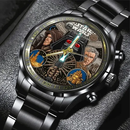 Discover Star Wars Black Stainless Steel Watch